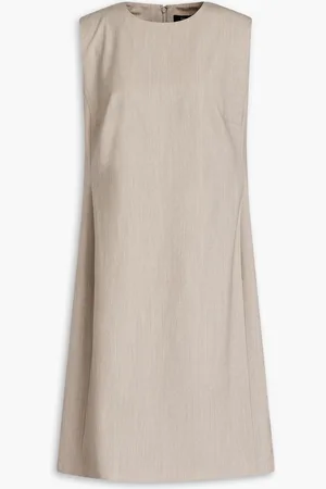 THEORY Wool-blend dress - Neutral - US 12