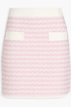Claudie Pierlot Tweed mini skirt - Pink - L