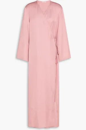 By Malene Birger Manissa twill maxi wrap dress - Pink - DE 42