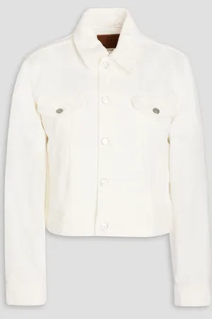Claudie Pierlot Vino denim jacket - White - FR 34