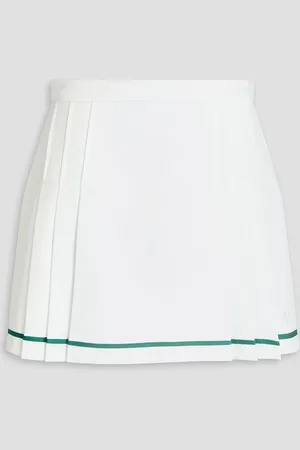 Tory Burch Pleated crepe tennis skirt - - L