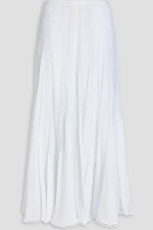 CHARO RUIZ IBIZA Norma cotton-blend voile maxi skirt - - L
