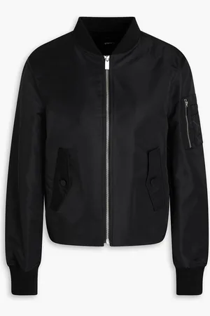 THEORY Aline Varsity shell bomber jacket - - S