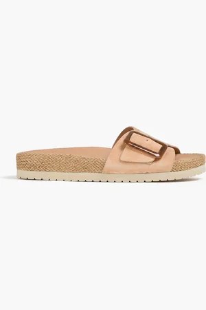 Vince Grant buckled suede sandals - Neutral - US 7