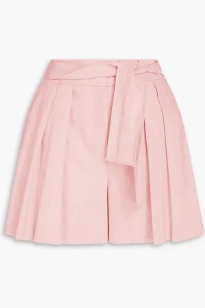 Claudie Pierlot Espoir linen-blend shorts - Pink - FR 38
