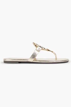 Tory Burch Miller metallic leather sandals - Metallic - US 6