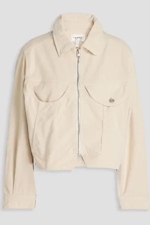 Frame Cotton-blend corduroy jacket - White - XS