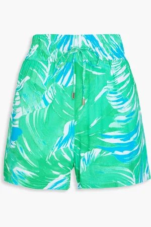 Melissa Odabash Annie printed voile shorts - Green - L