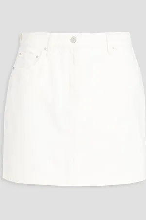 Claudie Pierlot Sandy denim mini skirt - White - FR 38