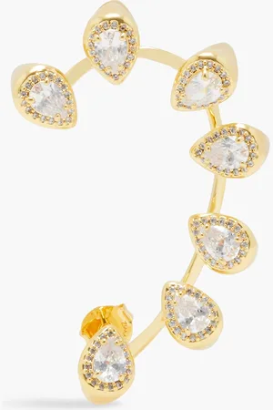 ZIMMERMANN 12-karat -plated crystal ear cuff - Metallic - OneSize