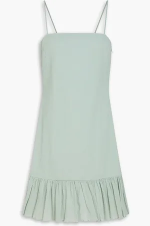 Claudie Pierlot Riwi cotton-crepon mini dress - Green - FR 36