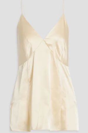 Khaite Grisella silk-charmeuse camisole - White - US 8