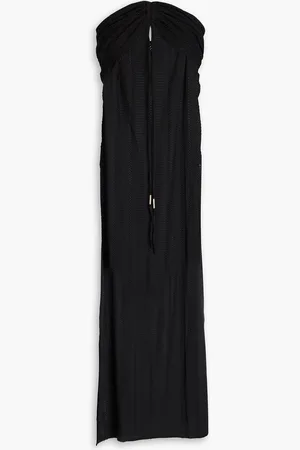Melissa Odabash Mila cutout crochet-knit halterneck maxi dress - - L