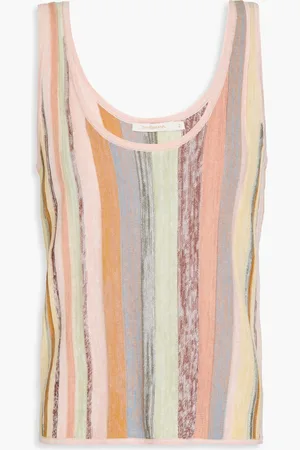 ZIMMERMANN Striped ribbed-knit tank - - 3