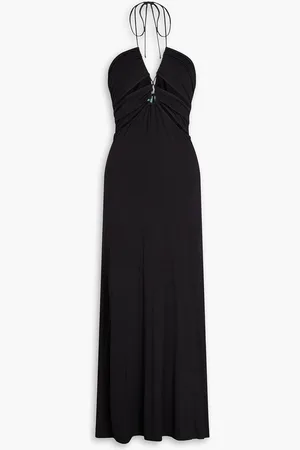 Melissa Odabash Giana cutout jersey halterneck maxi dress - - M