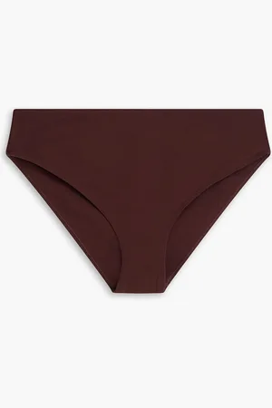 Loulou Studio Hermes bikini briefs - Burgundy - L