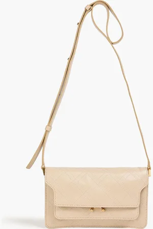 Marni Trunk quilted leather shoulder bag - Neutral - OneSize