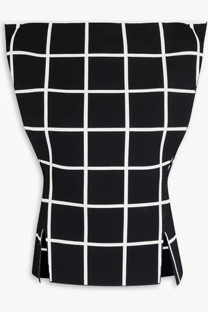 Marni Checked jacquard-knit top - - IT 38