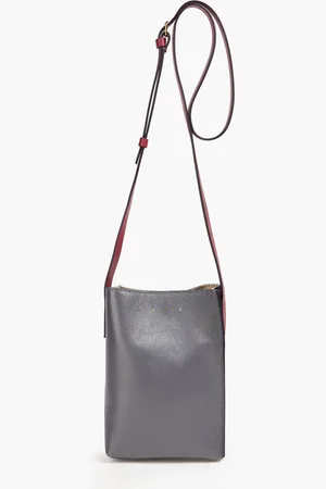 Marni Nano Museo color-block leather shoulder bag - Gray - OneSize
