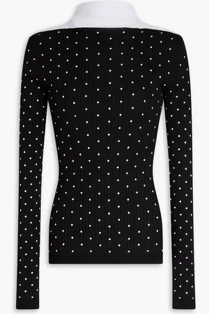Marni Ribbed intarsia cotton turtleneck sweater - - IT 36