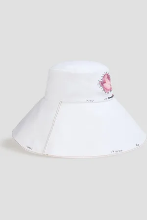 Marni Appliquéd denim sun hat - - M