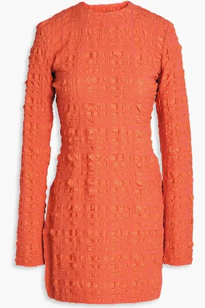 Nanushka Cutout seersucker mini dress - - S