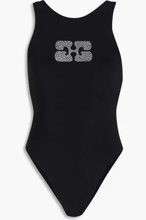 Ganni Crystal-embellished swimsuit - - DE 34