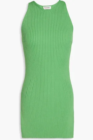 Nanushka Ribbed-knit top - Green - M