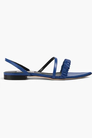 Elleme Gathered leather sandals - Blue - EU 36