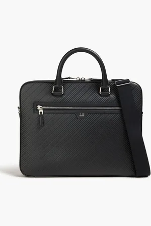 Dunhill Embossed leather laptop bag - - OneSize