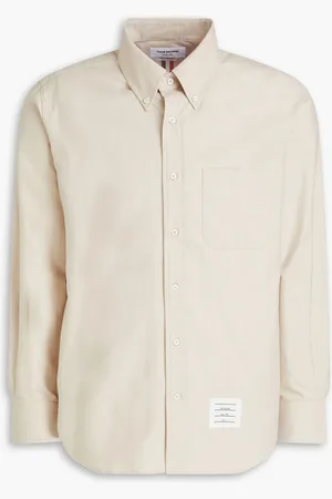 Thom Browne Cotton-twill shirt - Neutral - 0