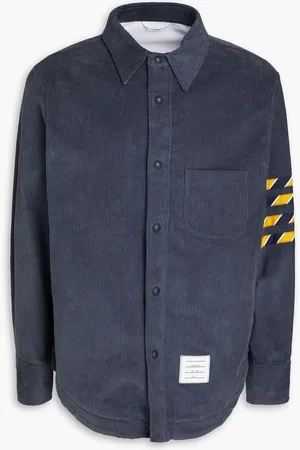 Thom Browne Cotton-corduroy overshirt - Blue - 1