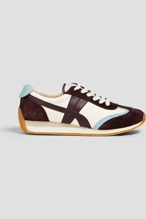 Tory Burch Suede leather and shell sneakers - White - US 5