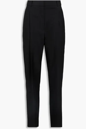 Alexander McQueen Wool-crepe tapered pants - - IT 42