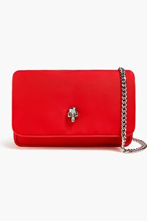 Alexander McQueen Skull faille cross-body bag - - OneSize