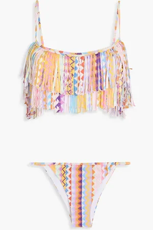 Missoni Fringed printed bikini - - IT 42