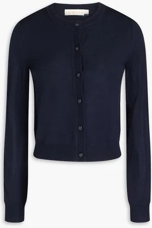 Tory Burch Merino wool cardigan - Blue - L