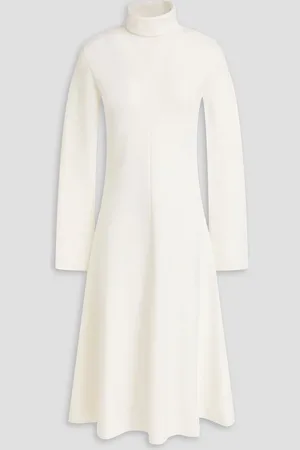 Joseph Silk-blend midi dress - White - M