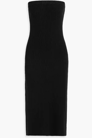 By Malene Birger Akari strapless ribbed EcoVero™-blend midi dress - - S