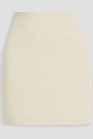 By Malene Birger Fabiene crepe mini skirt - White - DE 34