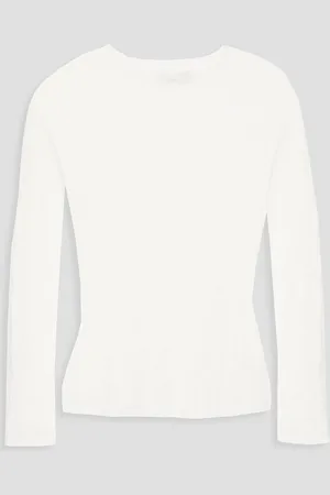 Vince Crochet-knit cotton top - White - XS