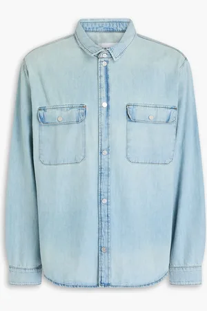 Frame Faded denim shirt - Blue - XL