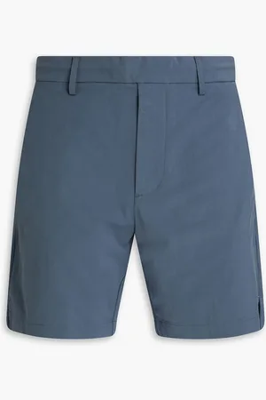James Perse Cotton-blend twill chino shorts - Blue - 1