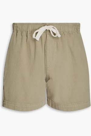 Frame Cotton chino shorts - Green - M
