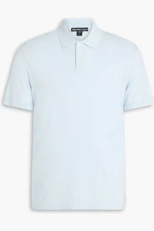 James Perse Cotton-jersey polo shirt - Blue - 1
