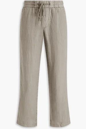James Perse Linen drawstring pants - Gray - 5
