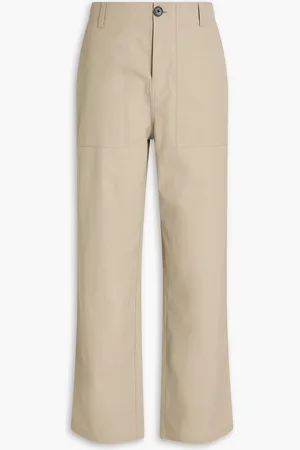 Frame Patch Traveler cotton-canvas pants - Neutral - S