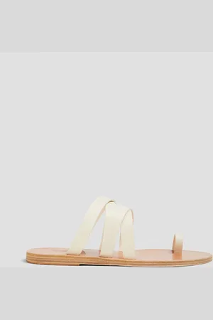 Ancient Greek Sandals Gordia leather sandals - White - EU 36
