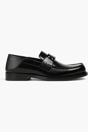 Maison Margiela Glossed-leather loafers - - EU 35