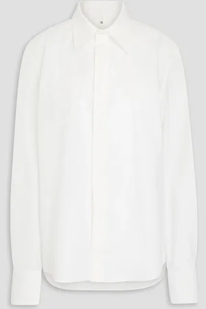 PETAR PETROV Snow cotton-poplin shirt - - FR 42